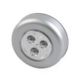 Silver Color ABS Material LED Mini Push Light